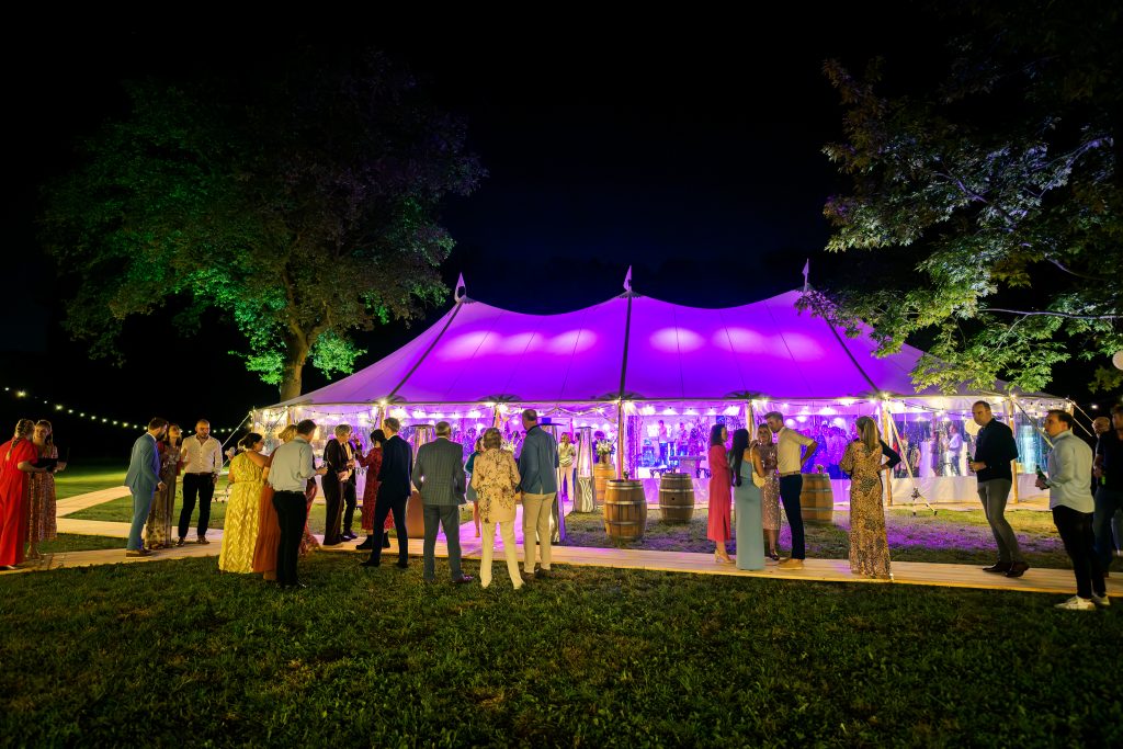 tentenwerk sailcloth tent 14x25 avond