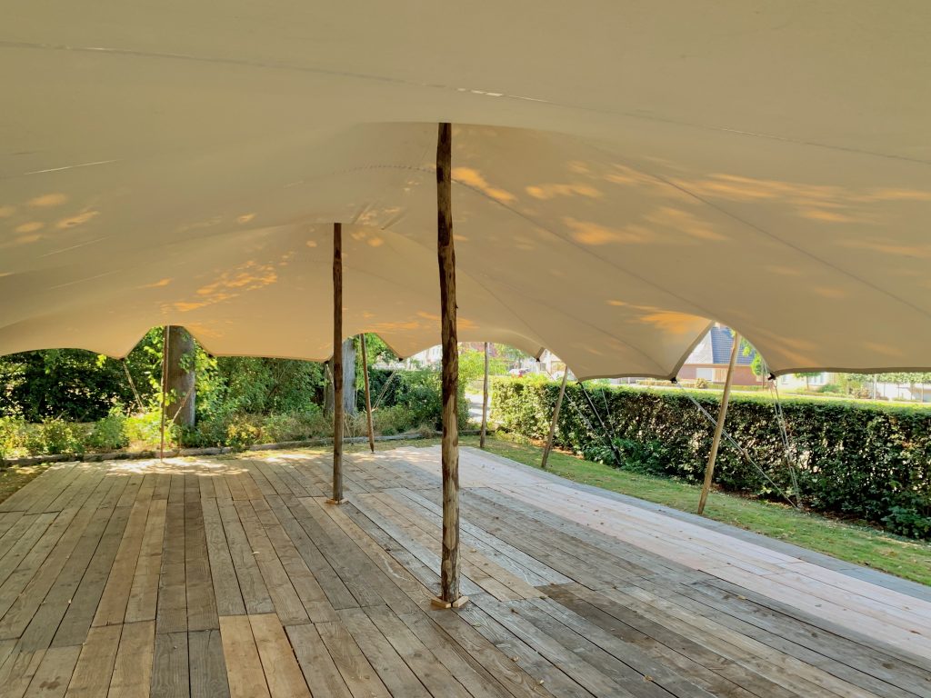 tentenwerk vloer stretchtent 10x15