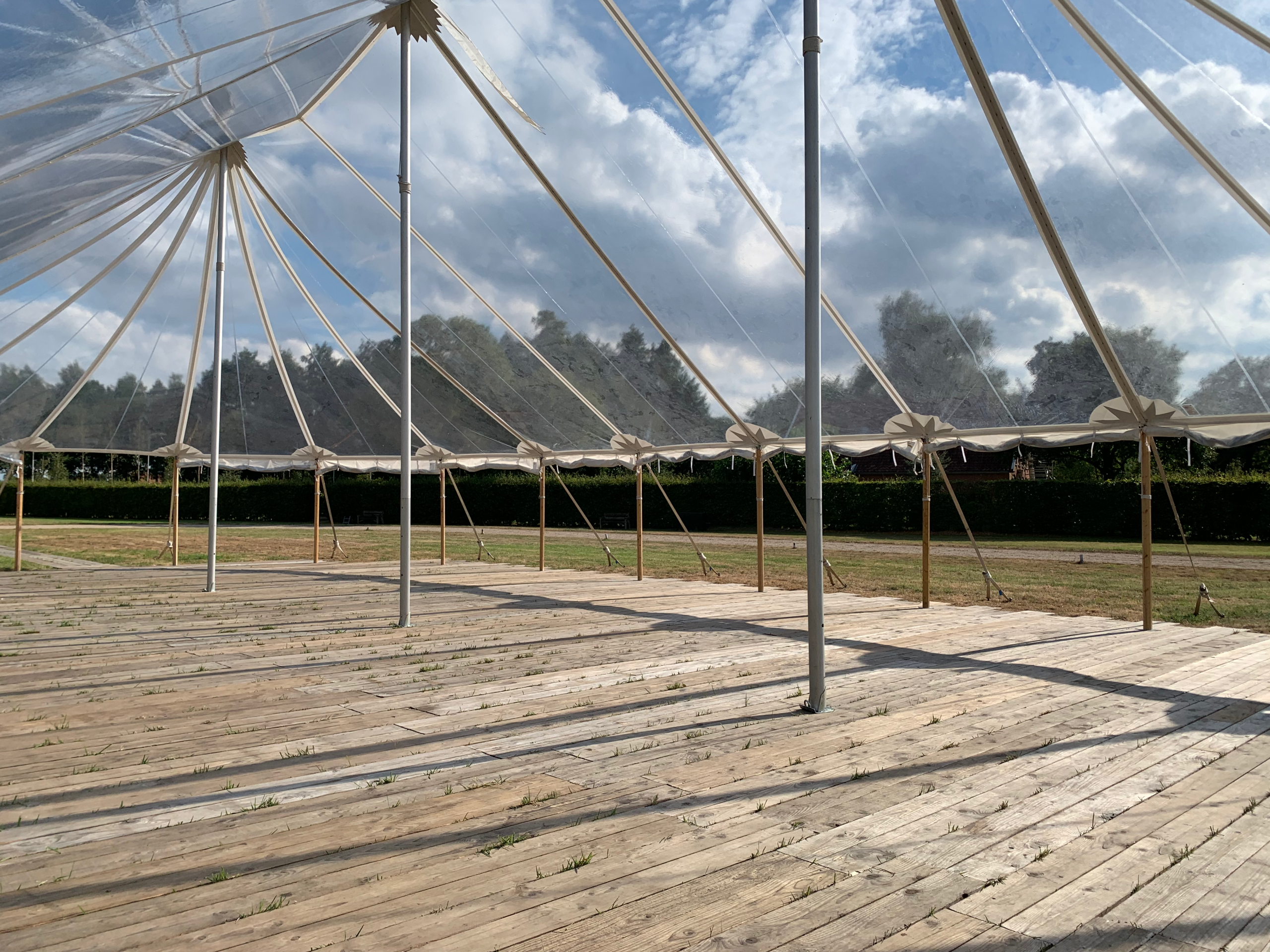 huur ivory tent transparant 14x14m huur ivory tent transparant 14x14m