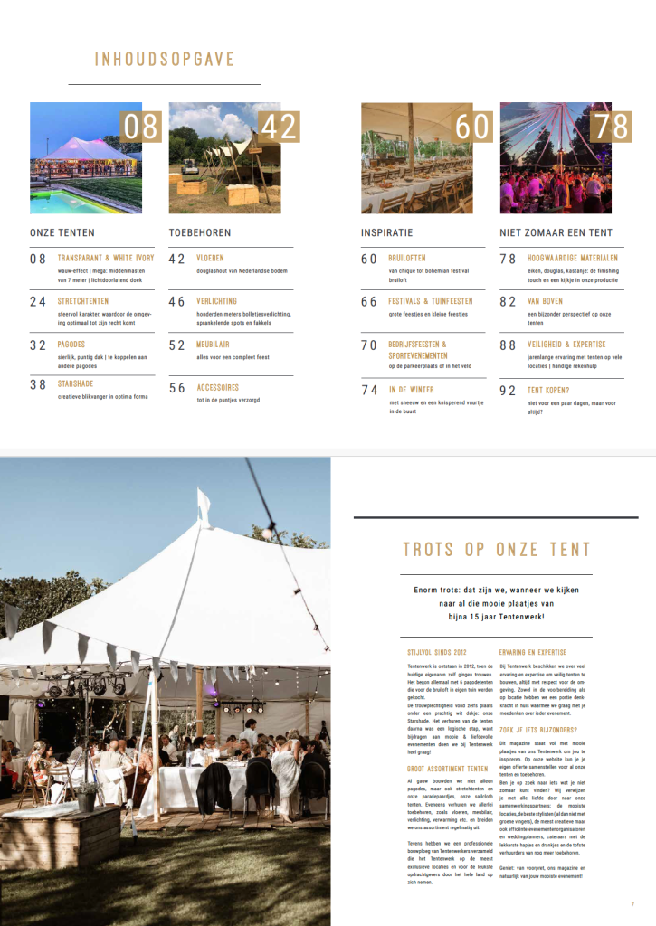 tentenwerk magazine inhoud tentenwerk magazine inhoud
